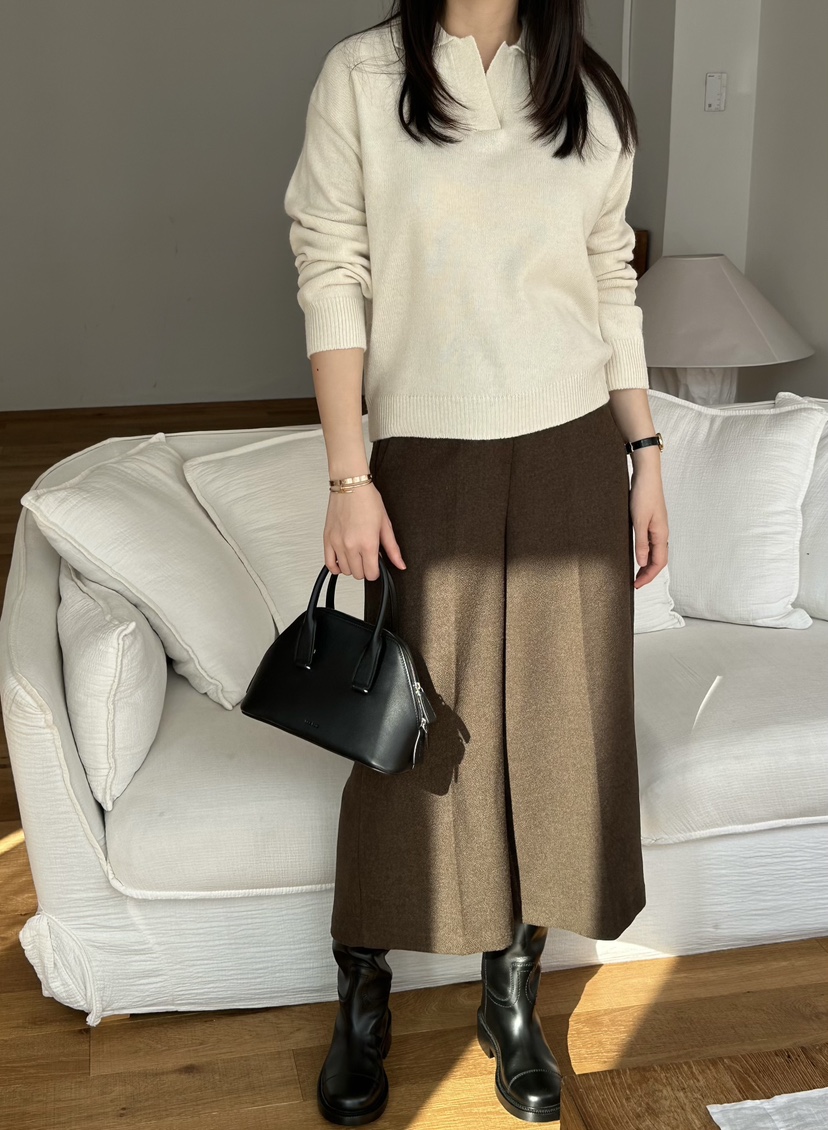 LE VASE東大門㊣實拍女裝新品25秋冬熱賣人氣職業推薦針織衫LE VASE針織衫圖色3