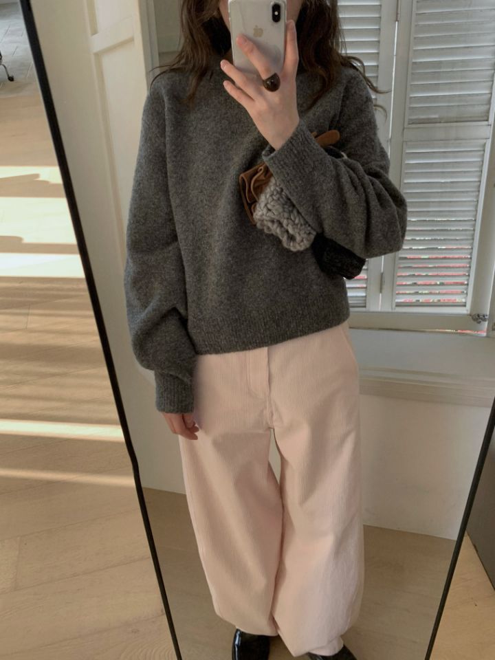 MARE韓國代購㊣女士新款時尚熱賣休閑25秋冬人氣職業針織衫MARE針織衫