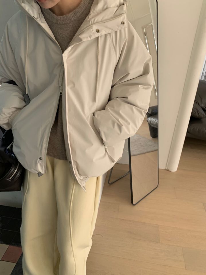 MARE東大門㊣代購女士新品推薦25秋冬人氣熱賣短款羽絨服兜帽MARE短款羽絨服