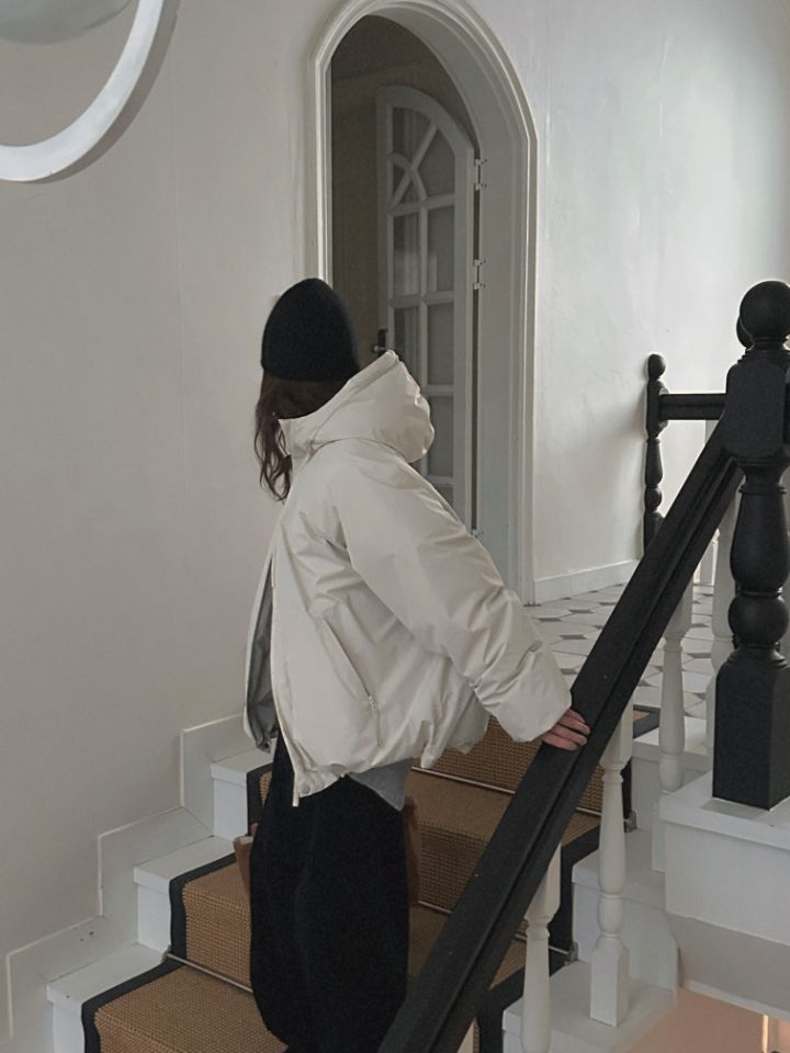 MARE東大門㊣代購女士新品推薦25秋冬人氣熱賣短款羽絨服兜帽MARE短款羽絨服