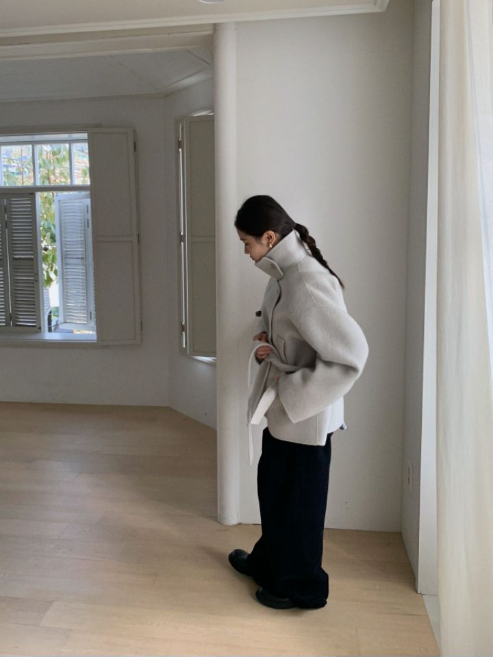 MARE東大門㊣實拍女裝新款職業休閑25秋冬中長款大衣含腰帶MARE中長款大衣