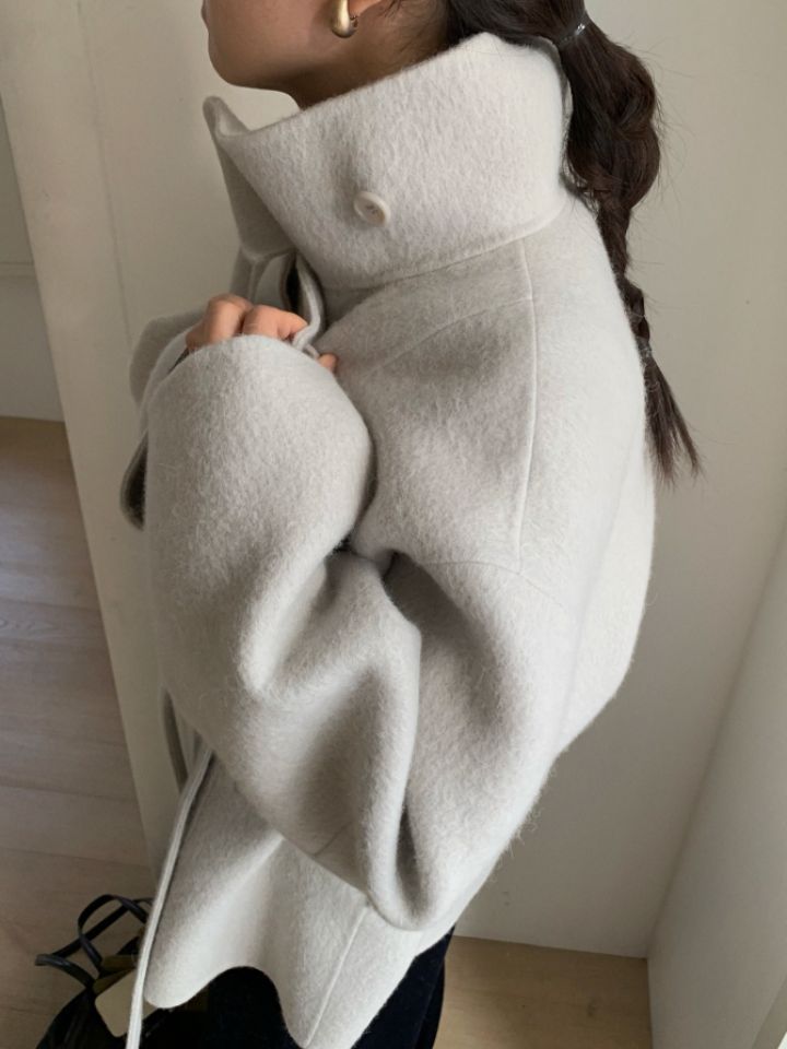 MARE東大門㊣實拍女裝新款職業休閑25秋冬中長款大衣含腰帶MARE中長款大衣