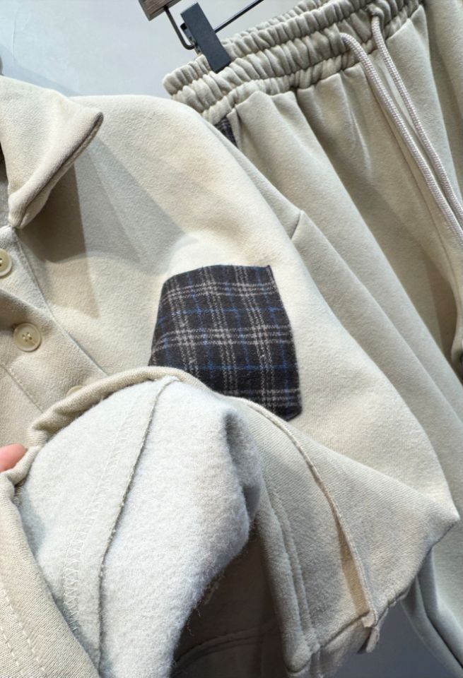 1.3韓國代購㊣女士新款時尚25秋冬熱賣推薦休閑職業套裝加絨1.3套裝