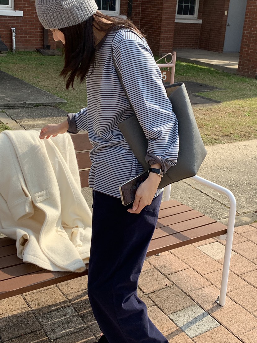 COURGETTE東大門㊣代購女裝新品熱賣推薦25秋冬人氣長袖T恤COURGETTE長袖T恤圖色2