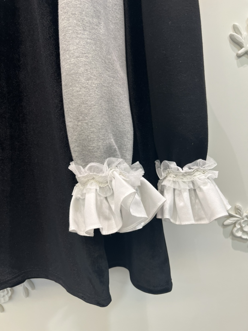 BE&amp;BE東大門㊣代購女裝新款25秋冬休閑時尚連衣裙假兩件BE&be連衣裙