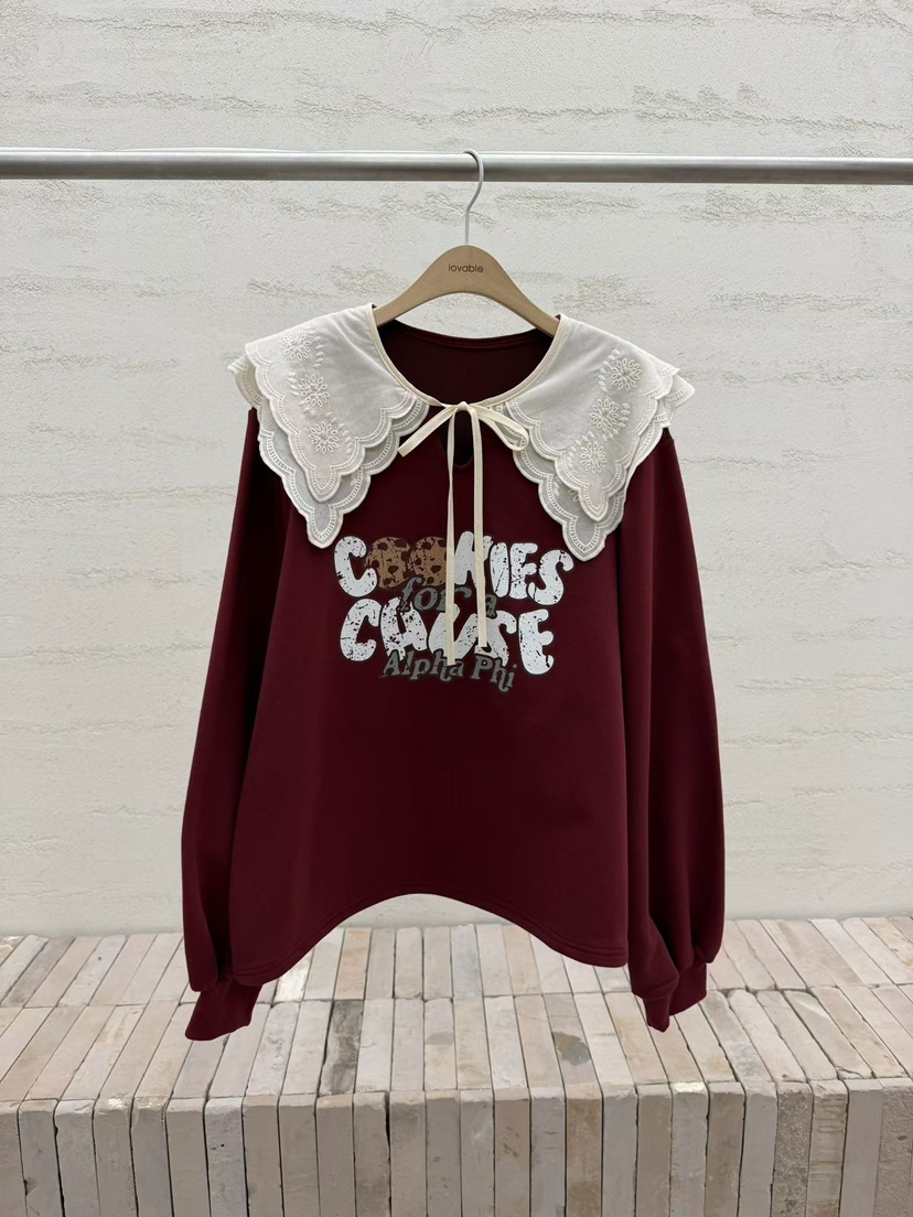 LOVABLE韓國直郵㊣女士新款25秋冬時尚推薦熱賣職業休閑衛衣LOVABLE衛衣