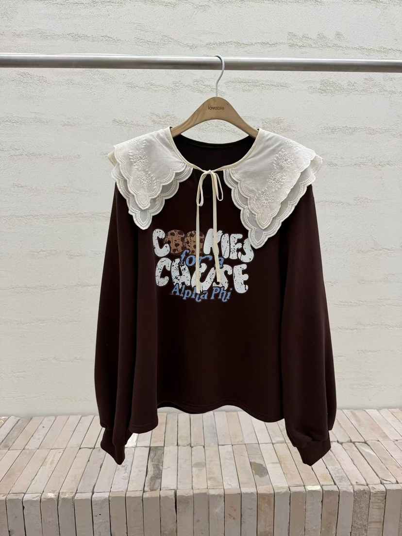 LOVABLE韓國直郵㊣女士新款25秋冬時尚推薦熱賣職業休閑衛衣LOVABLE衛衣圖色2