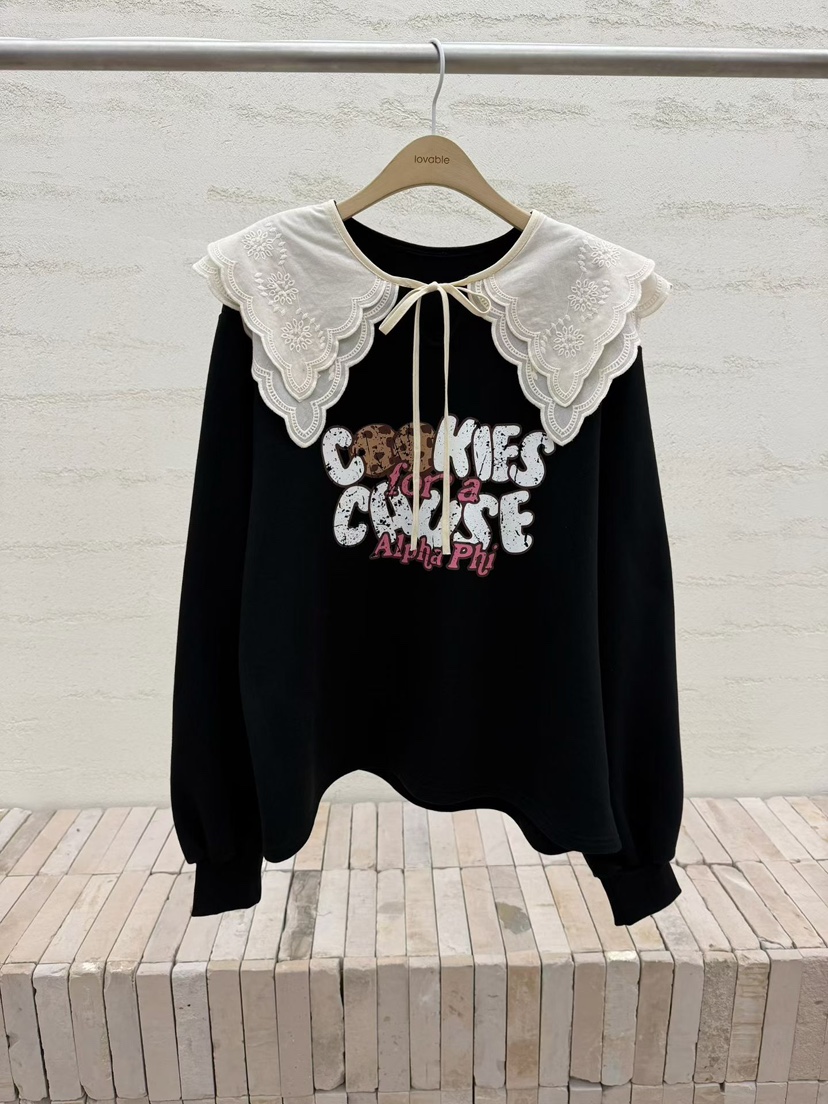 LOVABLE韓國直郵㊣女士新款25秋冬時尚推薦熱賣職業休閑衛衣LOVABLE衛衣圖色3