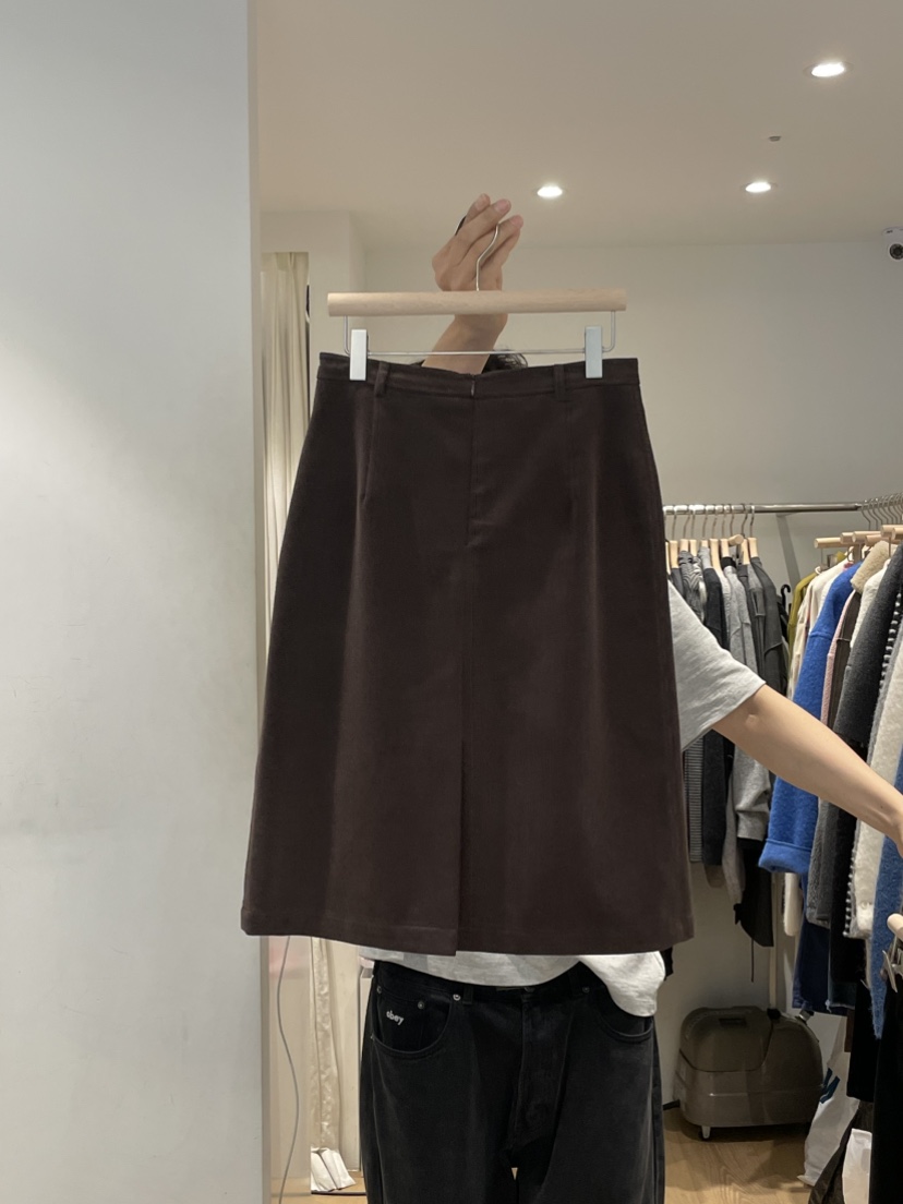 TAF韓國代購㊣女裝新款推薦休閑職業時尚人氣25秋冬半身裙中短裙TAF半身裙/中短裙