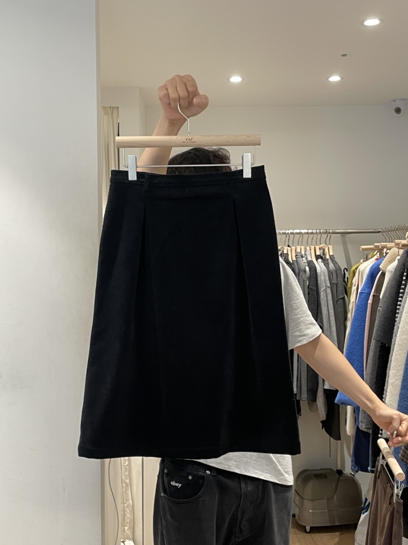 TAF韓國代購㊣女裝新款推薦休閑職業時尚人氣25秋冬半身裙中短裙TAF半身裙/中短裙圖色2