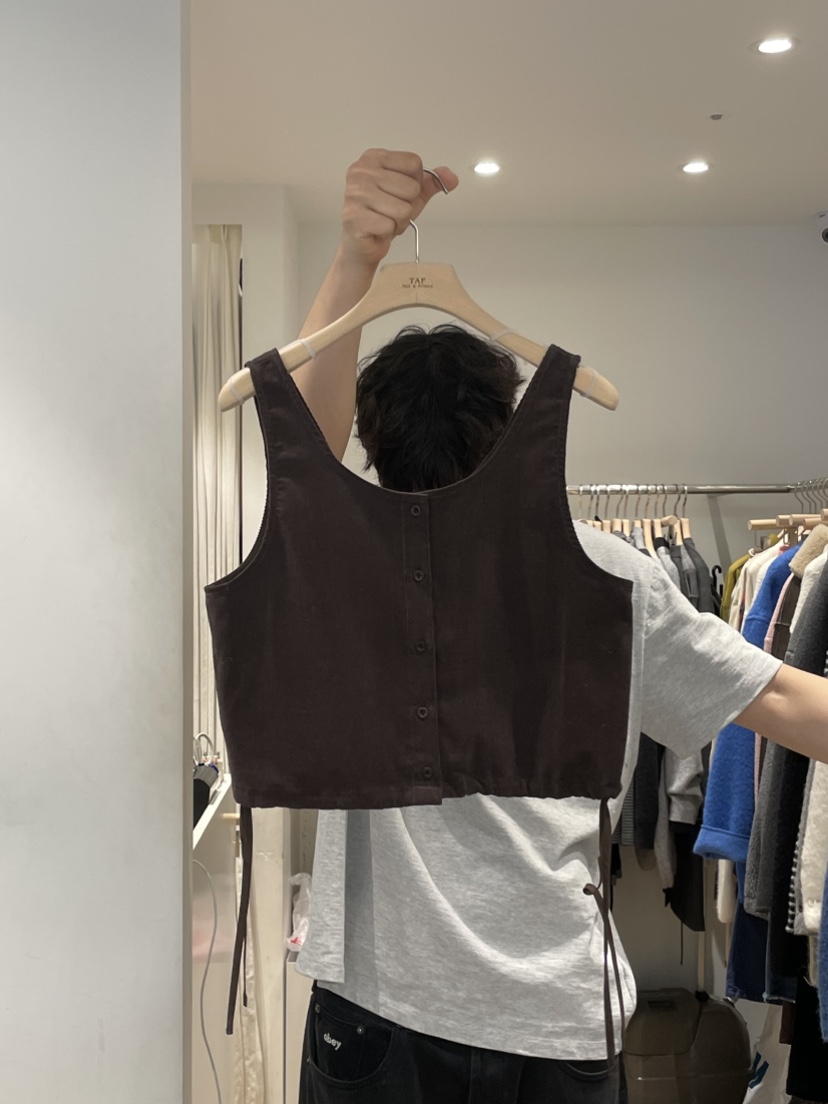 TAF東大門㊣直郵女裝新品25秋冬休閑人氣時尚職業熱賣推薦馬甲TAF馬甲圖色1