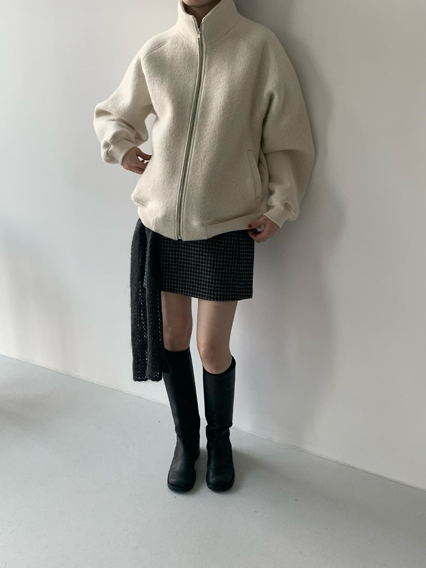 TAF韓國代購㊣女士新款熱賣人氣推薦時尚休閑職業25秋冬夾克拉鏈TAF夾克