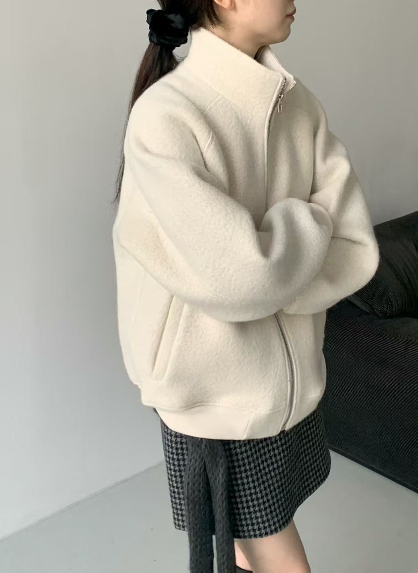 TAF韓國代購㊣女士新款熱賣人氣推薦時尚休閑職業25秋冬夾克拉鏈TAF夾克