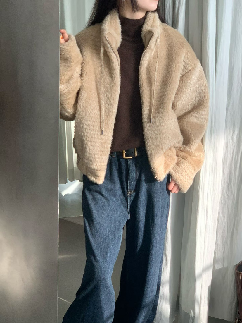 TAF韓國直郵㊣女士新品職業推薦25秋冬休閑熱賣時尚夾克拉鏈TAF夾克