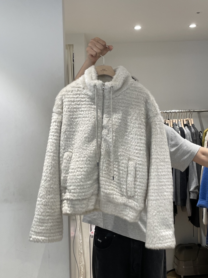 TAF韓國直郵㊣女士新品職業推薦25秋冬休閑熱賣時尚夾克拉鏈TAF夾克圖色1