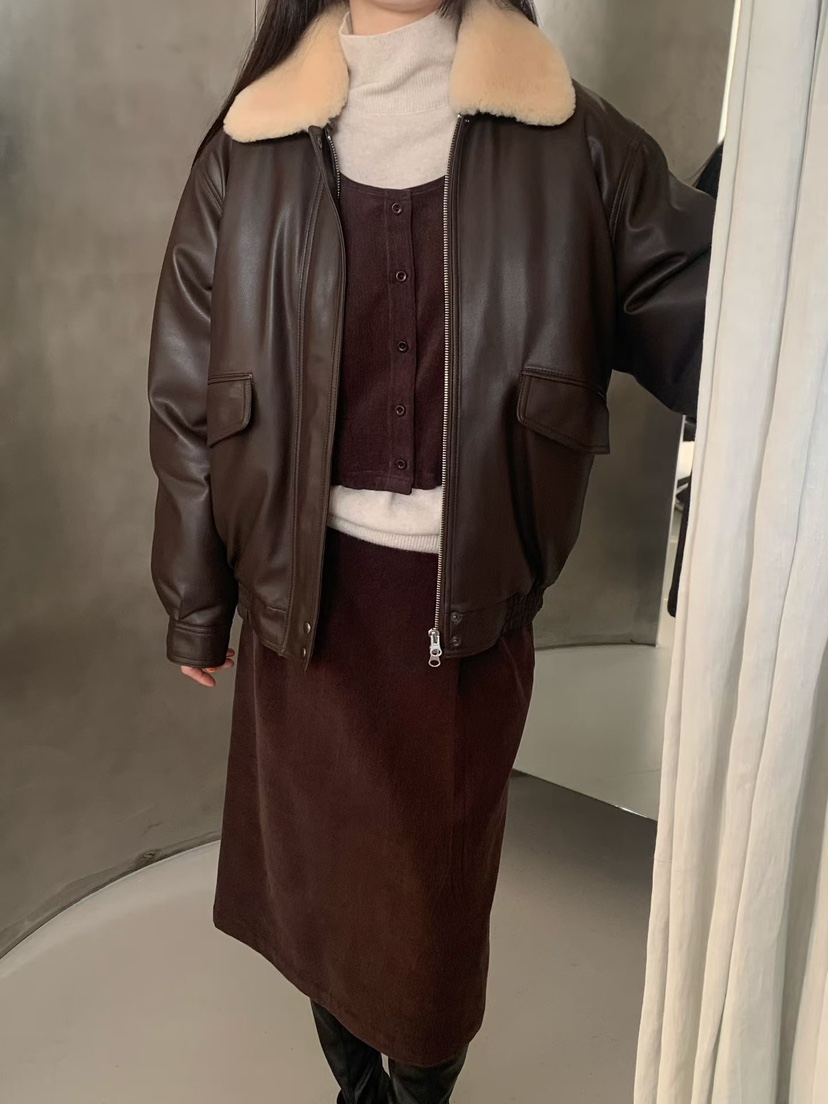 TAF東大門㊣直郵女士新款熱賣25秋冬人氣推薦休閑時尚職業夾克TAF夾克圖色1