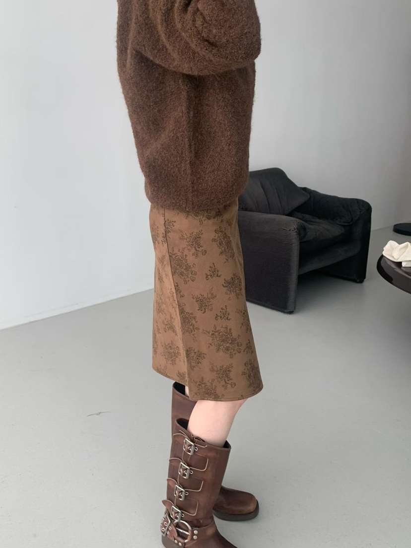 TAF東大門㊣實拍女士新款休閑25秋冬人氣時尚推薦半身裙中短裙TAF半身裙/中短裙