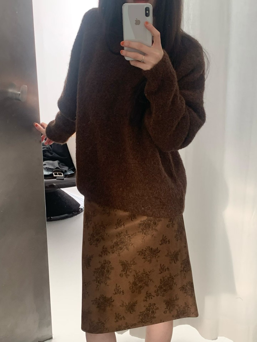 TAF東大門㊣實拍女士新款休閑25秋冬人氣時尚推薦半身裙中短裙TAF半身裙/中短裙