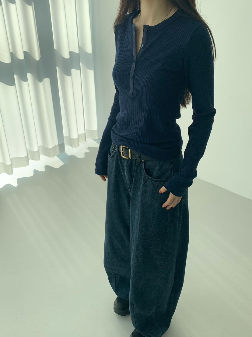 TAF韓國代購㊣女裝新品休閑人氣推薦熱賣25秋冬職業長袖T恤TAF長袖T恤