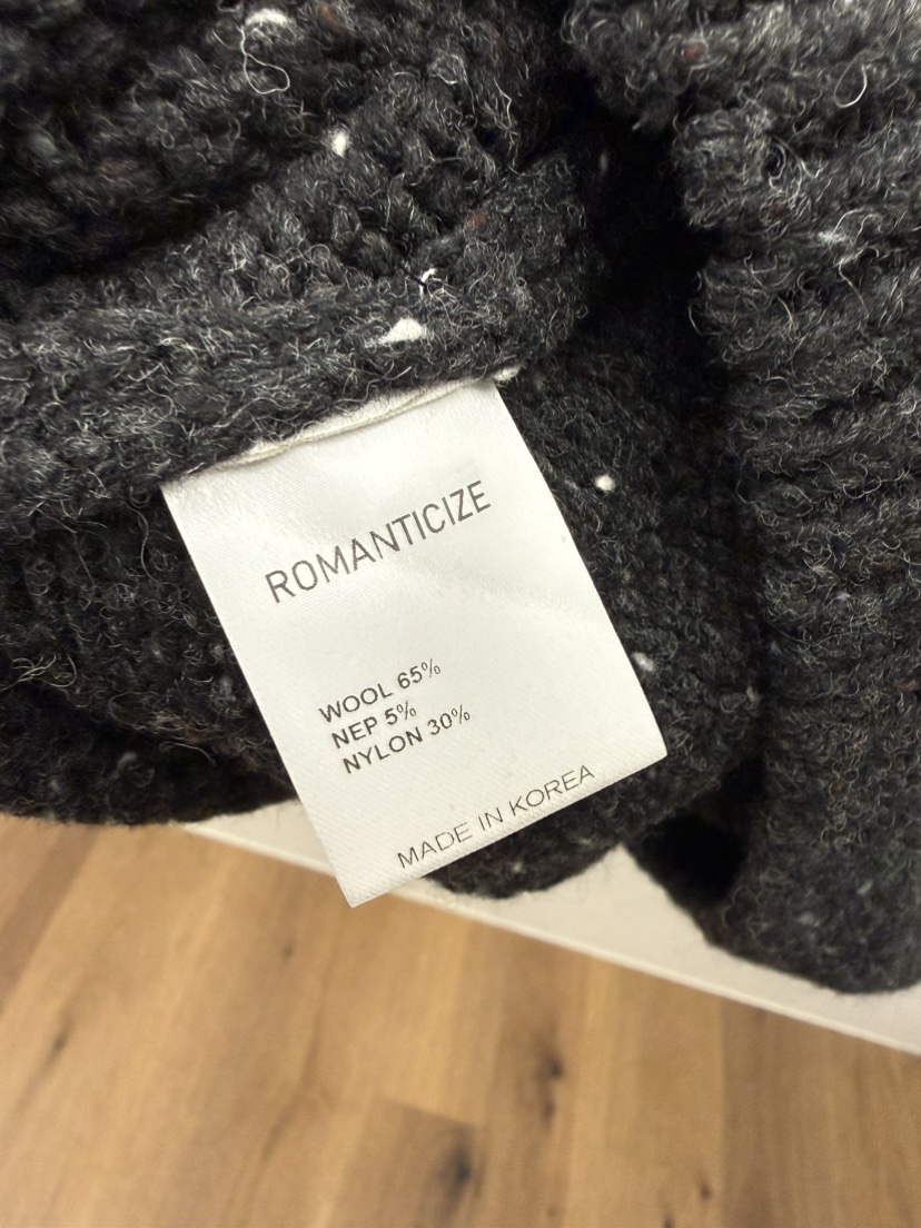 ROMANTICIZE東大門㊣直郵女裝新品人氣熱賣25秋冬休閑職業毛衣ROMANTICIZE毛衣