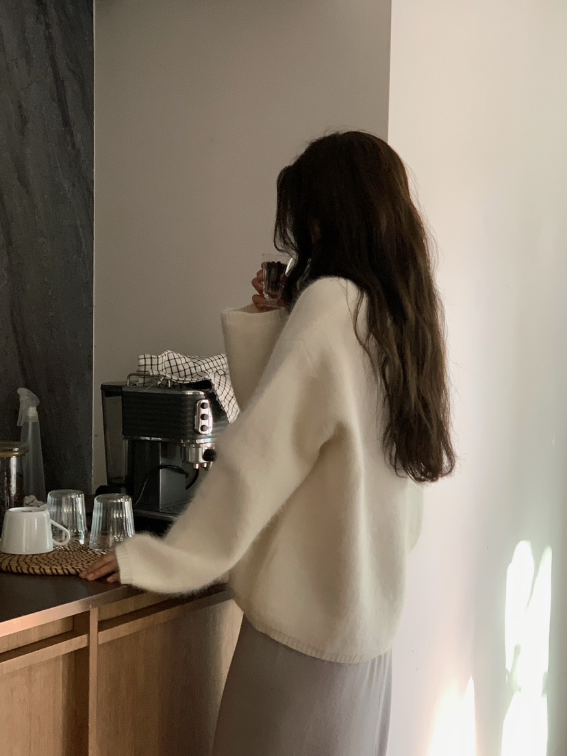 BLEECKER東大門㊣代購女士新款25秋冬推薦時尚針織衫安哥拉BLEECKER針織衫