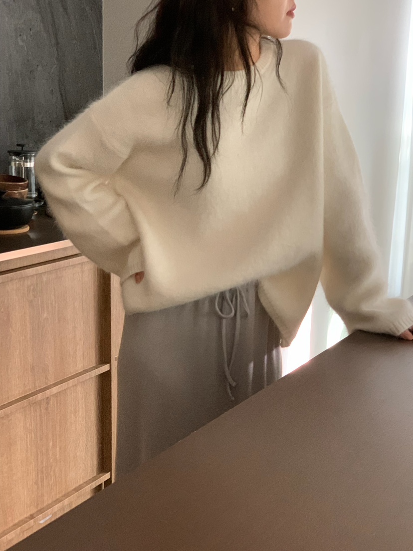 BLEECKER東大門㊣代購女士新款25秋冬推薦時尚針織衫安哥拉BLEECKER針織衫