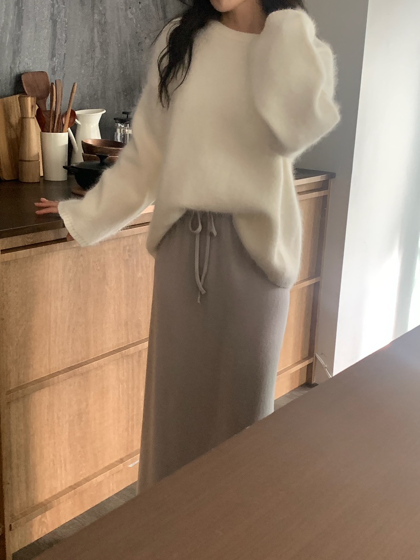 BLEECKER東大門㊣代購女士新款25秋冬推薦時尚針織衫安哥拉BLEECKER針織衫