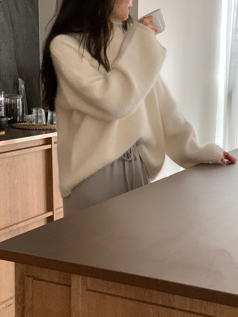 BLEECKER東大門㊣代購女士新款25秋冬推薦時尚針織衫安哥拉BLEECKER針織衫