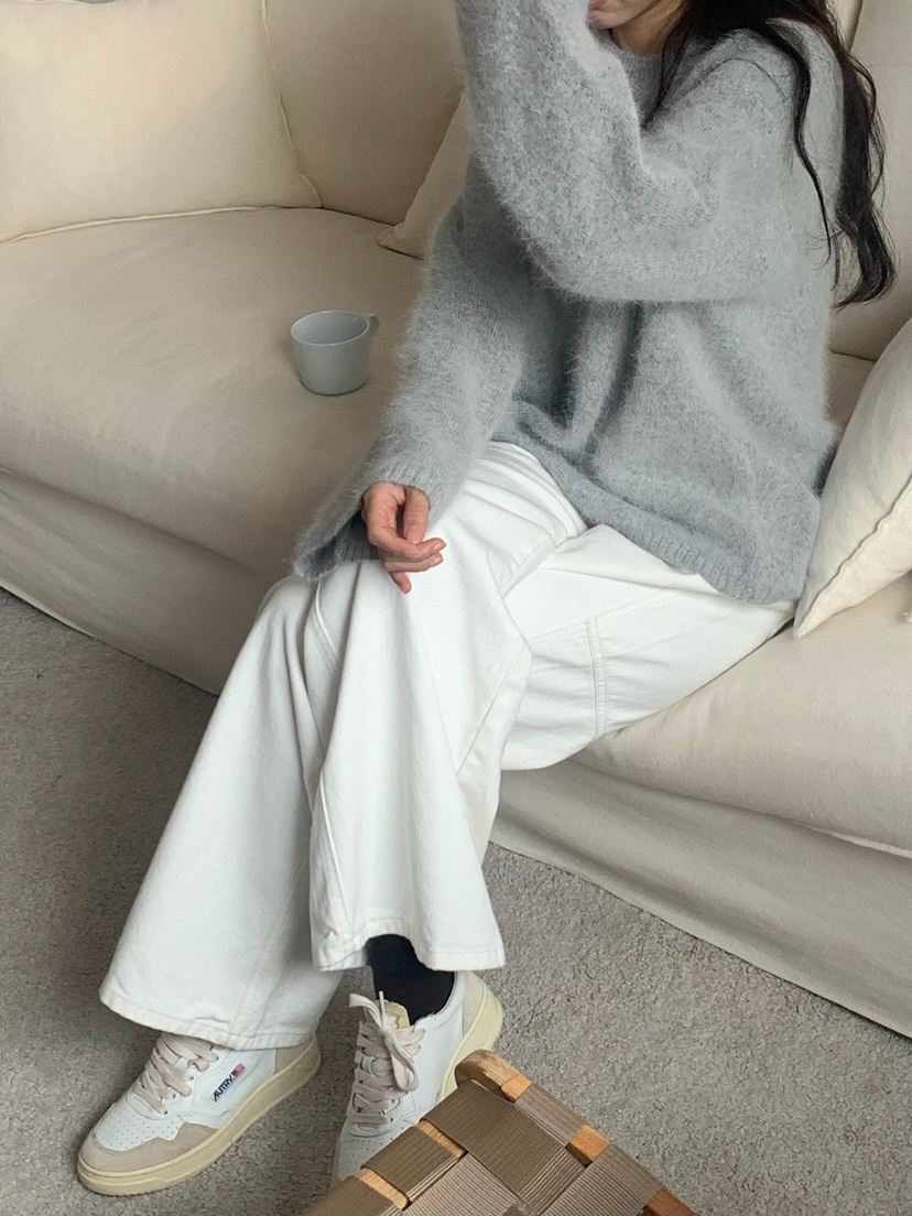 BLEECKER東大門㊣代購女士新款25秋冬推薦時尚針織衫安哥拉BLEECKER針織衫