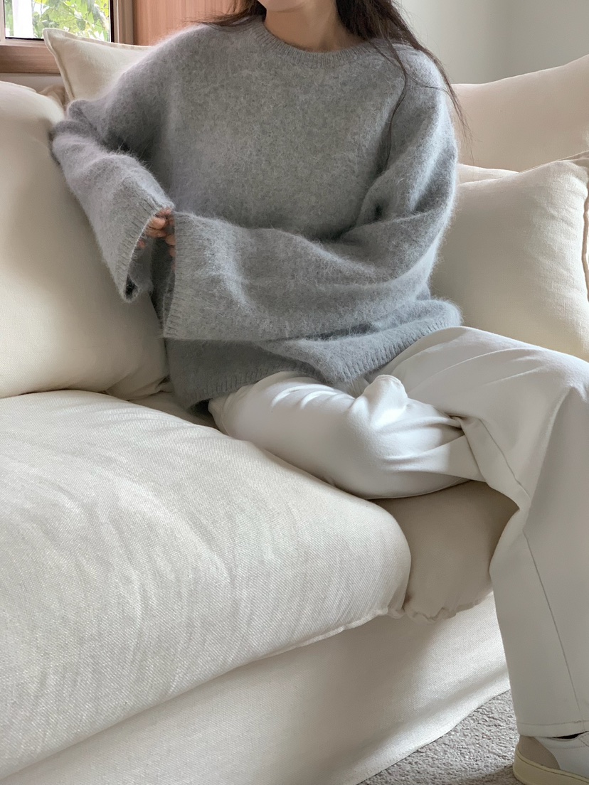 BLEECKER東大門㊣代購女士新款25秋冬推薦時尚針織衫安哥拉BLEECKER針織衫