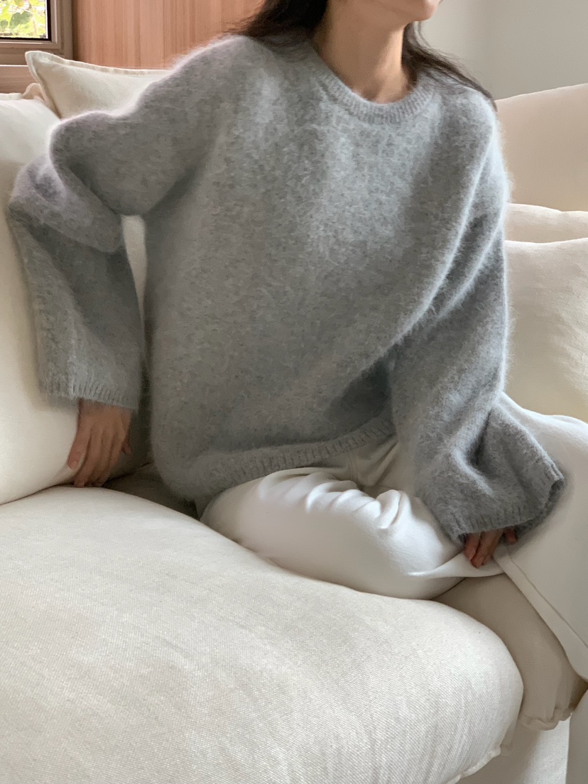 BLEECKER東大門㊣代購女士新款25秋冬推薦時尚針織衫安哥拉BLEECKER針織衫