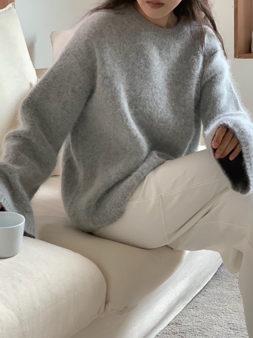 BLEECKER東大門㊣代購女士新款25秋冬推薦時尚針織衫安哥拉BLEECKER針織衫