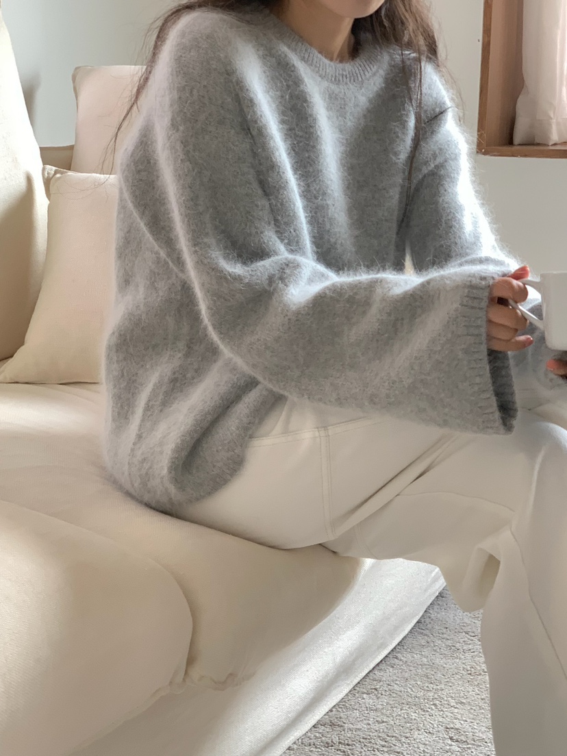 BLEECKER東大門㊣代購女士新款25秋冬推薦時尚針織衫安哥拉BLEECKER針織衫