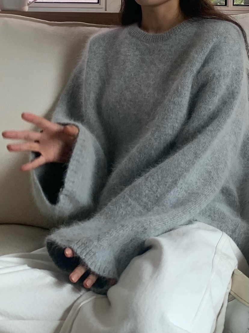 BLEECKER東大門㊣代購女士新款25秋冬推薦時尚針織衫安哥拉BLEECKER針織衫