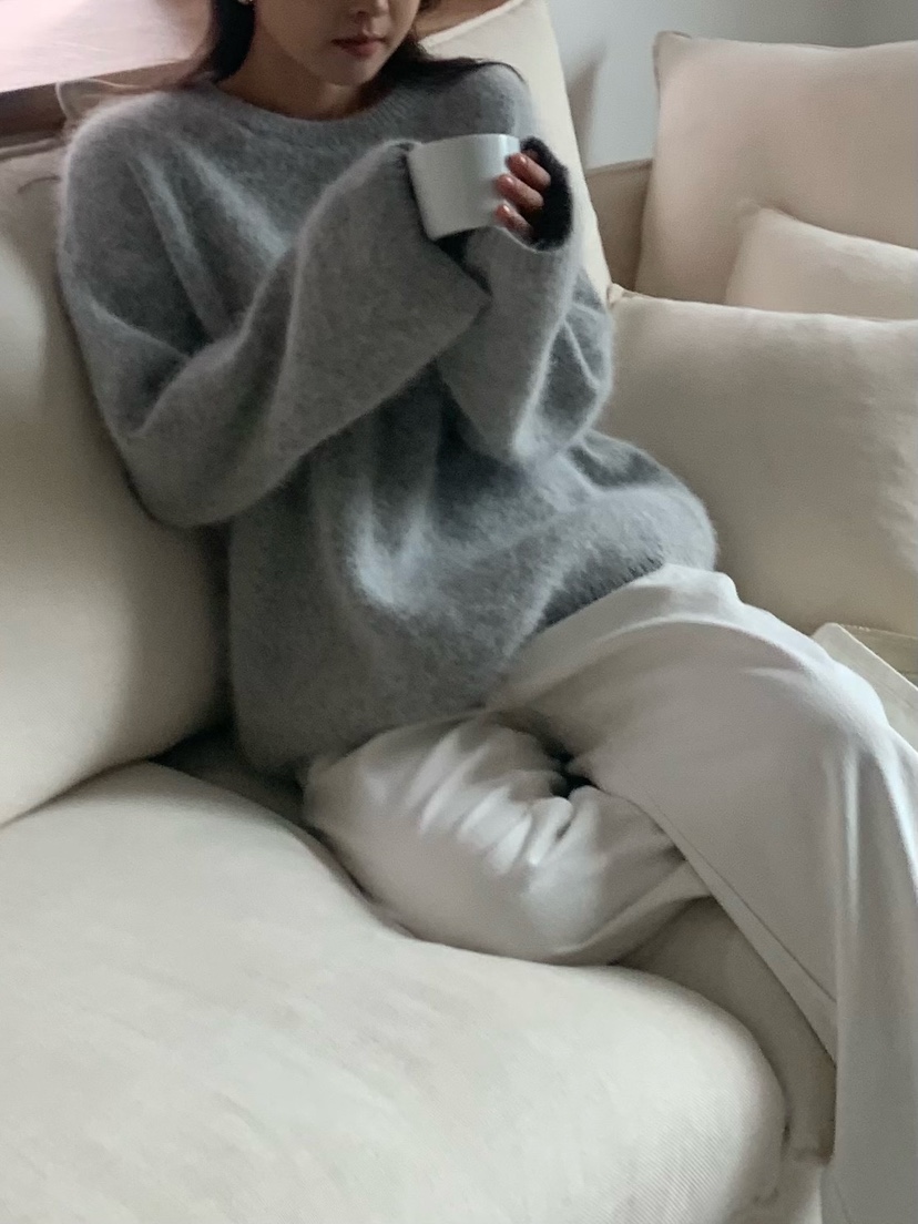 BLEECKER東大門㊣代購女士新款25秋冬推薦時尚針織衫安哥拉BLEECKER針織衫