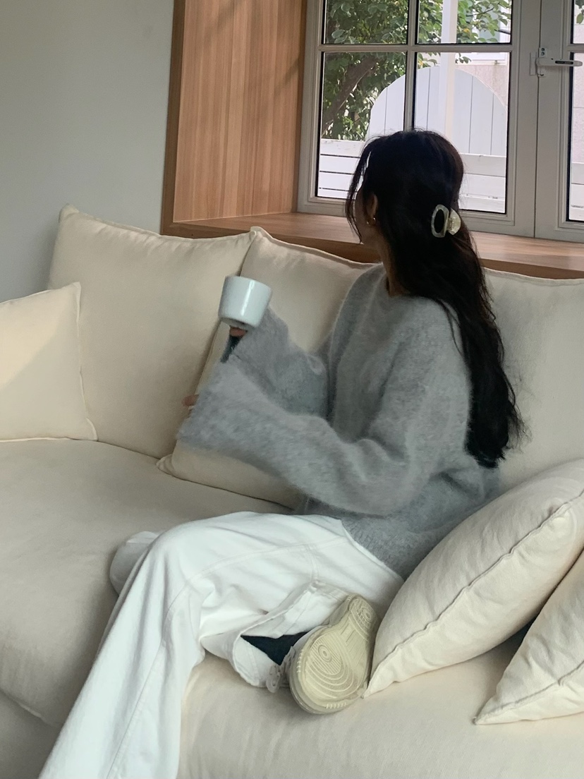 BLEECKER東大門㊣代購女士新款25秋冬推薦時尚針織衫安哥拉BLEECKER針織衫