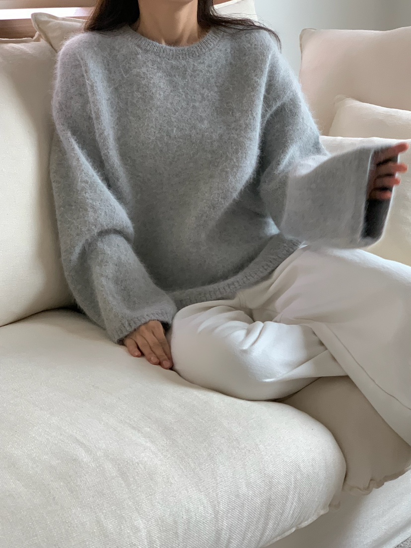 BLEECKER東大門㊣代購女士新款25秋冬推薦時尚針織衫安哥拉BLEECKER針織衫