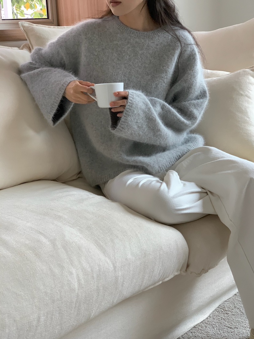 BLEECKER東大門㊣代購女士新款25秋冬推薦時尚針織衫安哥拉BLEECKER針織衫