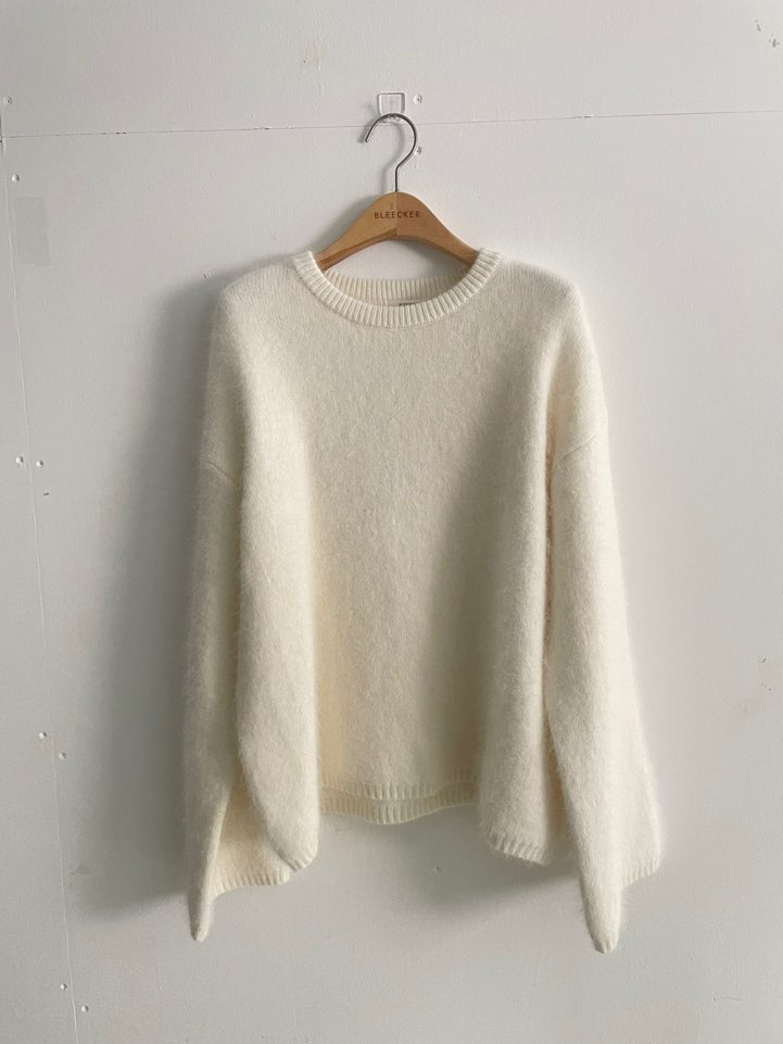 BLEECKER東大門㊣代購女士新款25秋冬推薦時尚針織衫安哥拉BLEECKER針織衫圖色1
