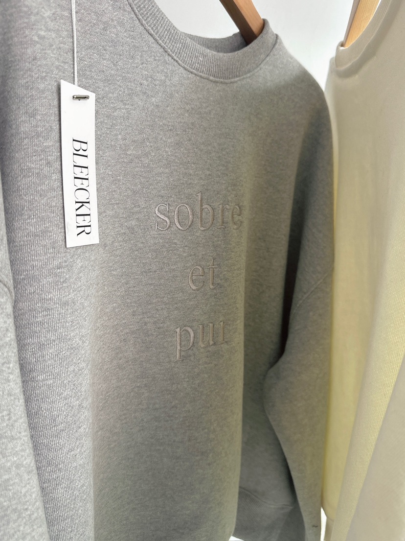 BLEECKER韓國直郵㊣女士新品時尚熱賣25秋冬人氣休閑職業衛衣BLEECKER衛衣