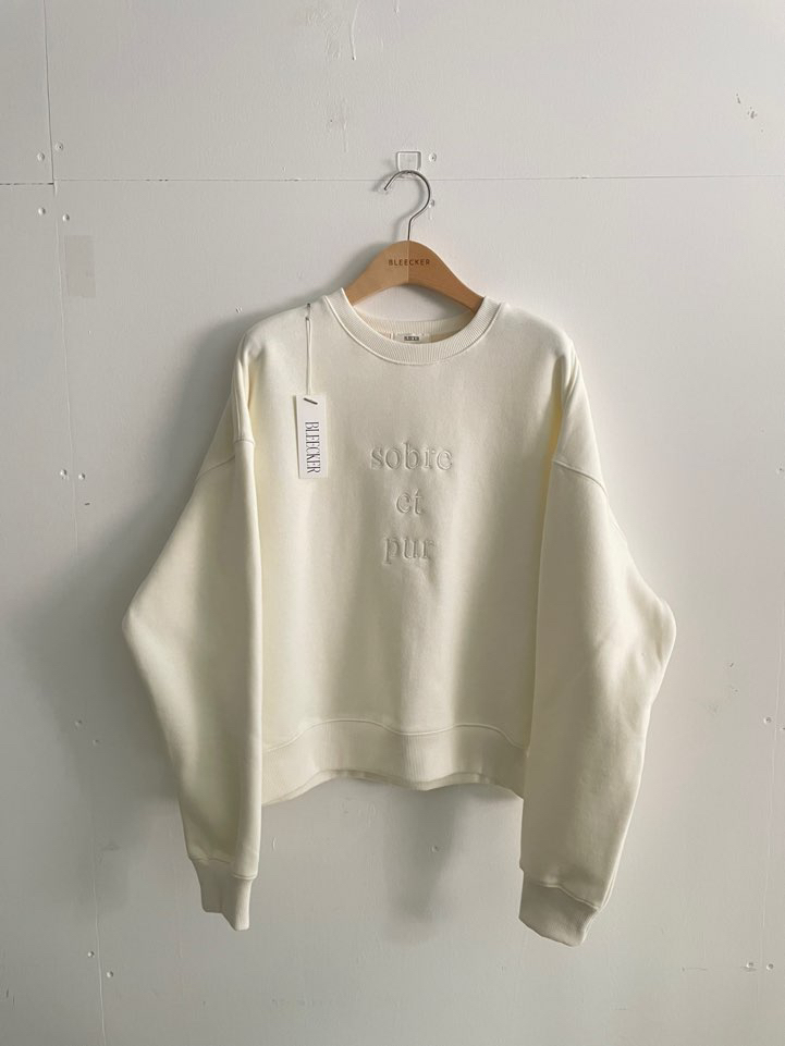 BLEECKER韓國直郵㊣女士新品時尚熱賣25秋冬人氣休閑職業衛衣BLEECKER衛衣圖色1