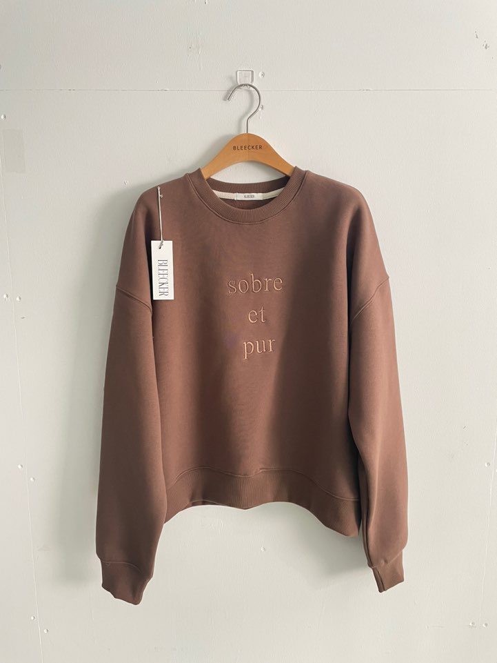 BLEECKER韓國直郵㊣女士新品時尚熱賣25秋冬人氣休閑職業衛衣BLEECKER衛衣圖色2