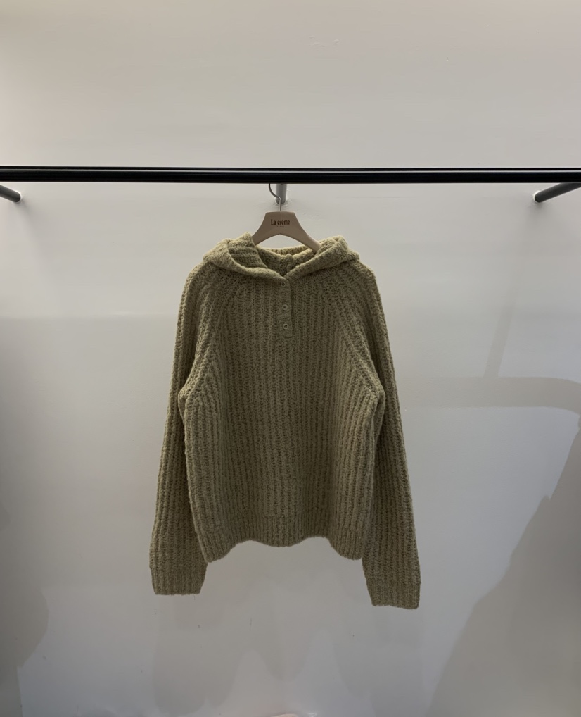 LA CREME東大門㊣代購女裝新品人氣25秋冬熱賣針織衫羊駝毛LA CREME針織衫圖色3