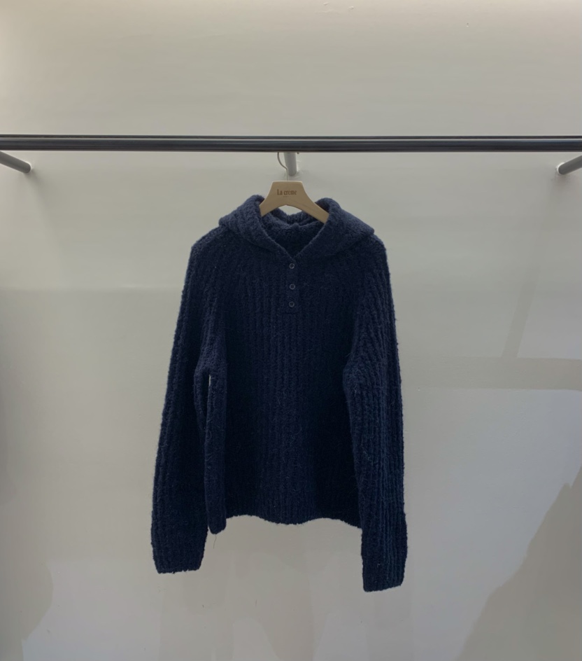 LA CREME東大門㊣代購女裝新品人氣25秋冬熱賣針織衫羊駝毛LA CREME針織衫圖色4