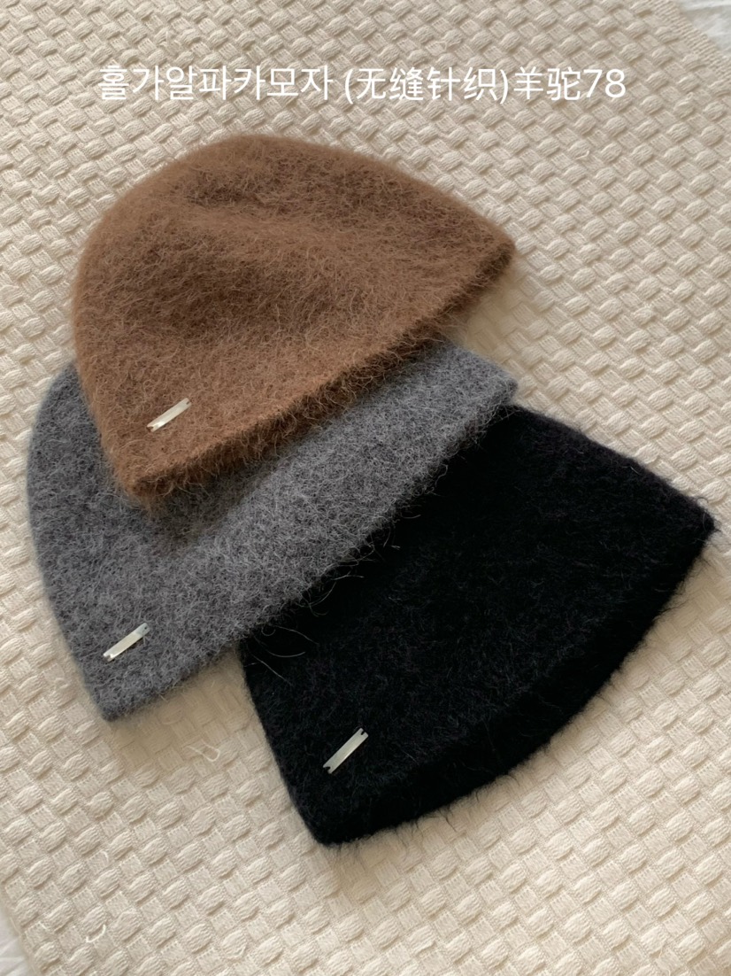 LEGACY東大門㊣代購女裝新品職業25秋冬人氣休閑推薦帽子羊駝LEGACY帽子