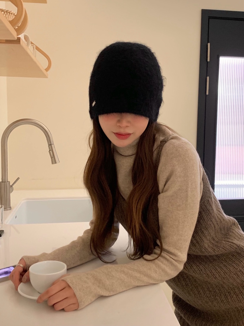 LEGACY東大門㊣代購女裝新品職業25秋冬人氣休閑推薦帽子羊駝LEGACY帽子