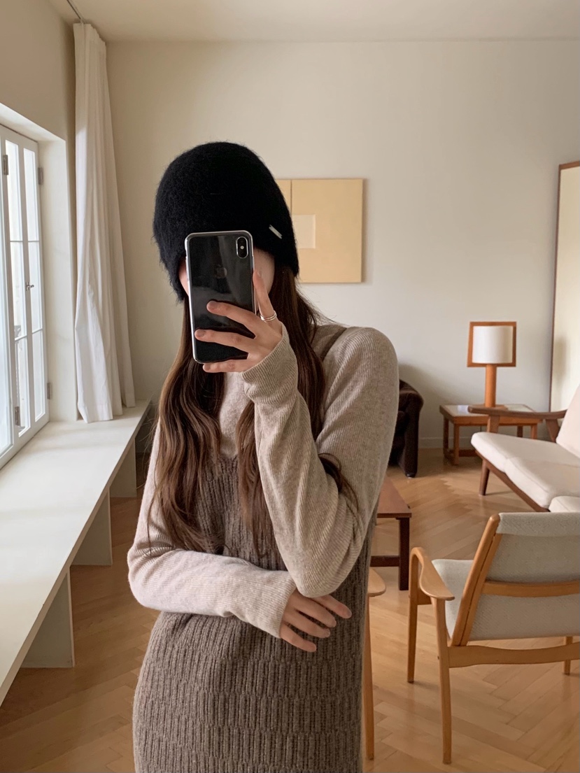 LEGACY韓國代購㊣女士新品推薦職業熱賣人氣休閑連衣裙羊駝LEGACY連衣裙