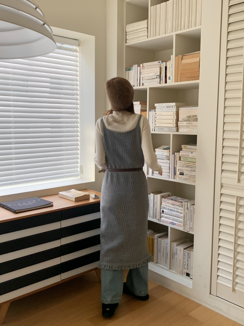 LEGACY韓國代購㊣女士新品推薦職業熱賣人氣休閑連衣裙羊駝LEGACY連衣裙