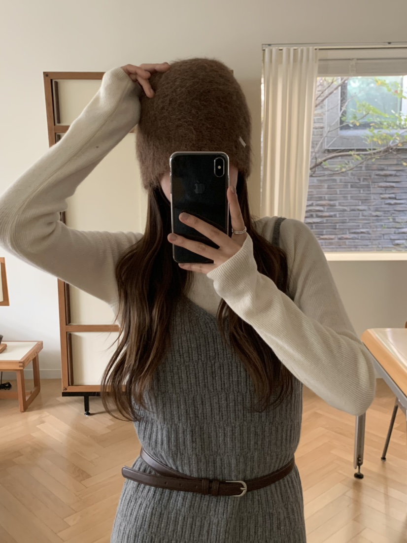 LEGACY韓國代購㊣女士新品推薦職業熱賣人氣休閑連衣裙羊駝LEGACY連衣裙