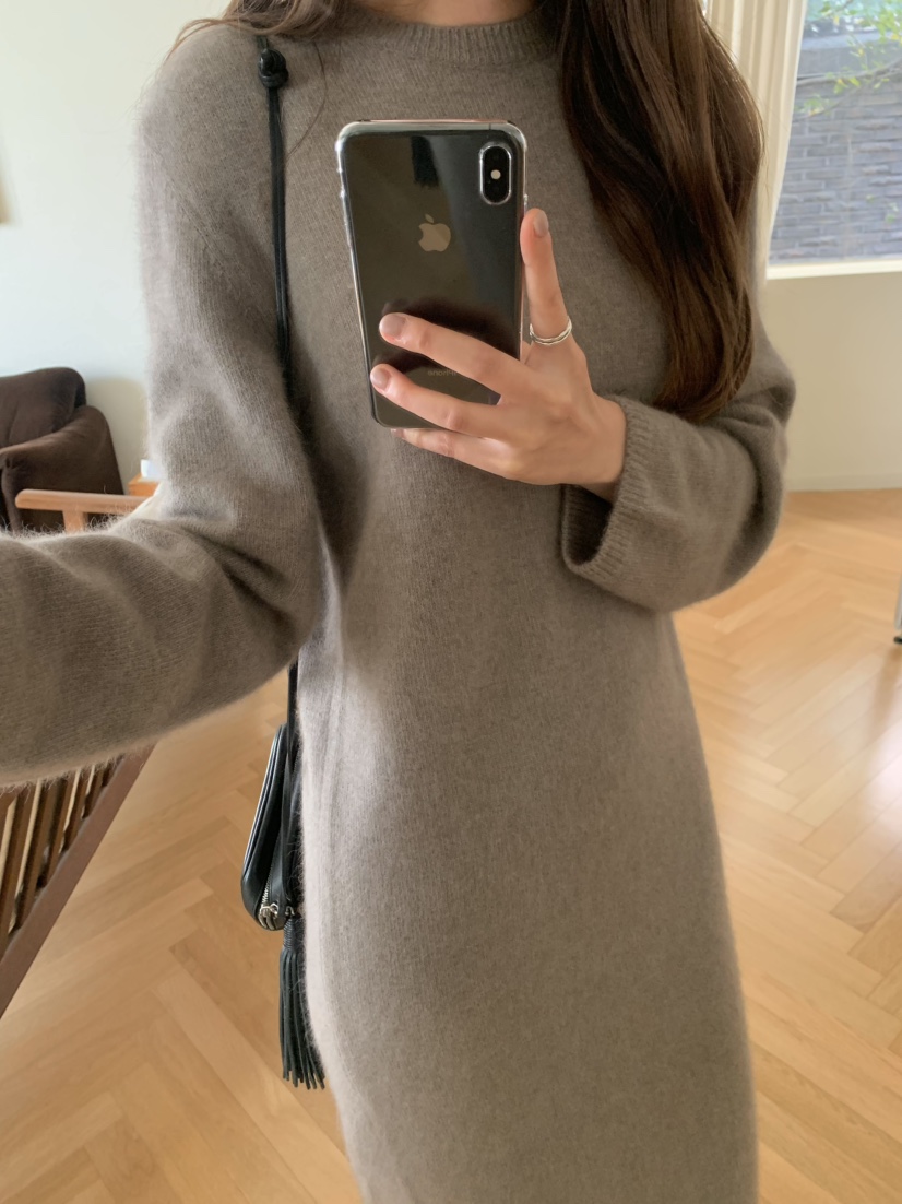 LEGACY韓國代購㊣女裝新款職業熱賣25秋冬人氣推薦連衣裙浣熊LEGACY連衣裙